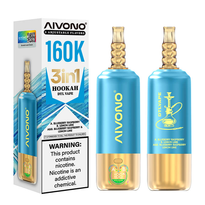all in one disposable vape wholesale Aivono 160000 Puffs 3in1 Hookah DTL 160K E-cigarettes – Vape vuse Voopoo Argus P2 Review Flavor:WHITE GUMMY
