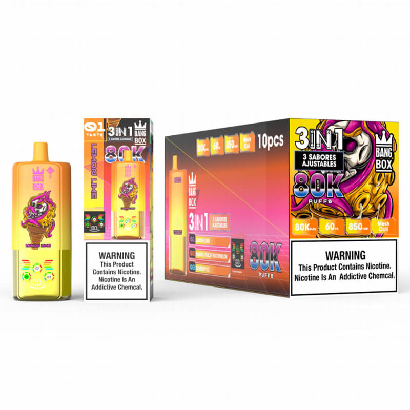 Bang Box 80000 Puffs 3in1 Flavors Disposable Vape
