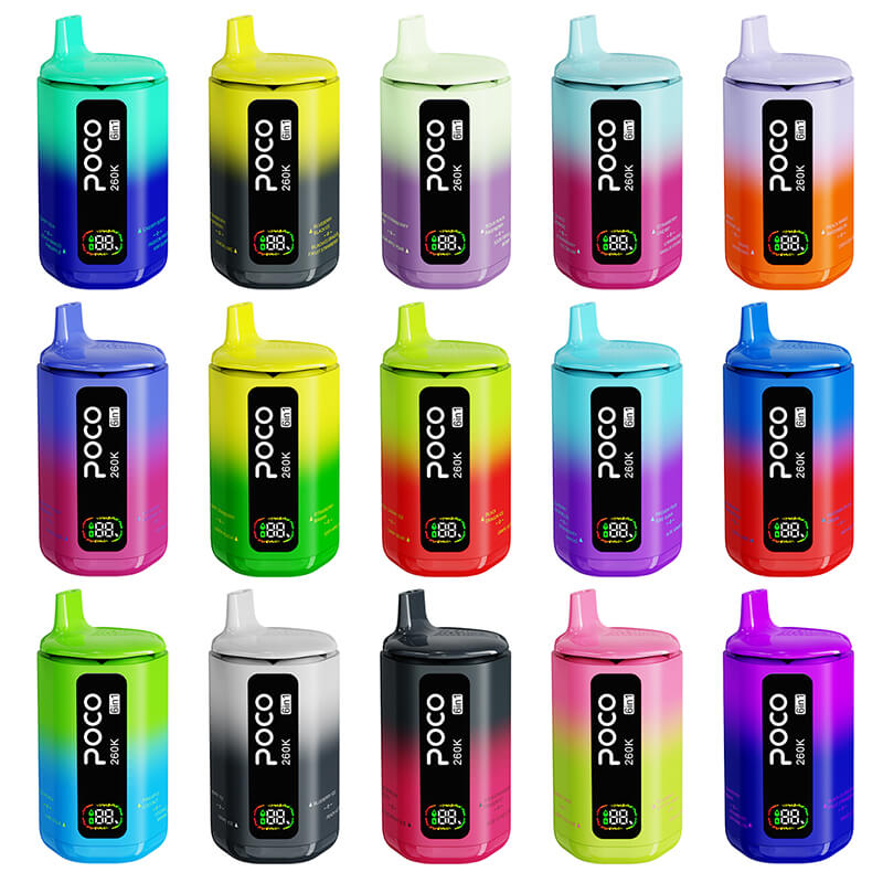 POCO 260000 Puffs 6in1 Disposable Vape 260K E-cigarettes EU