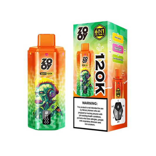 Zooy 120000 Puffs 6in1 Disposable Vape