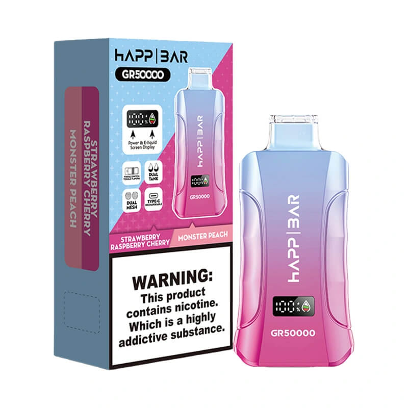 HAPP BAR GR 50000 Puffs Dual Flavor Disposable Vape