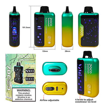 POCO Snowman 70000 Puffs Disposable Vape