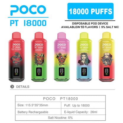 POCO PT 18000 Puffs Disposable Vape