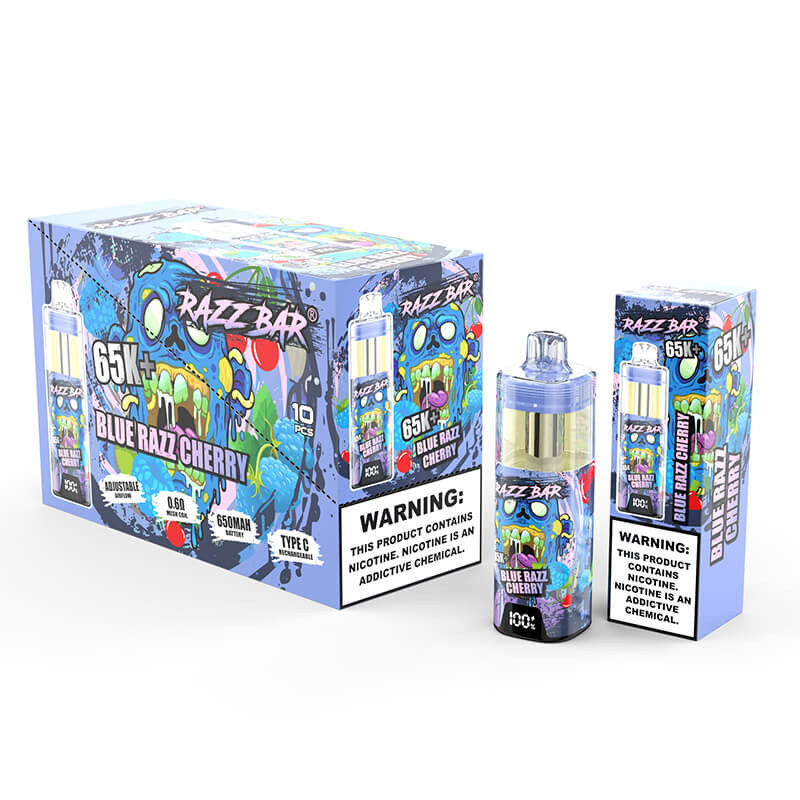 Razz Bar 65000 Puffs Disposable Vape 65K E-cigarettes Vapingvape