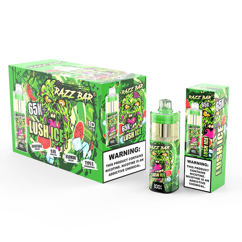 Razz Bar 65000 Puffs Disposable Vape 65K E-cigarettes Vapingvape