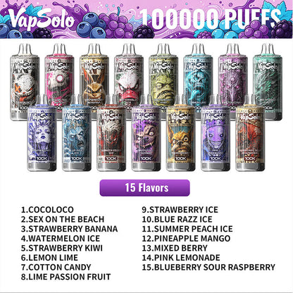 Vapsolo 100000 Puffs Disposable Vape