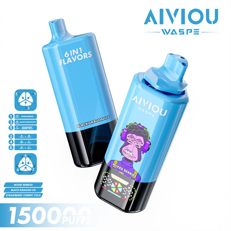 Waspe Aiviou 150000 Puffs 6in1  Disposable Vape