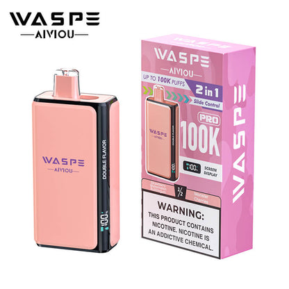 WASPE 100K Pro 2in1 Disposable Vape 100000 Puffs