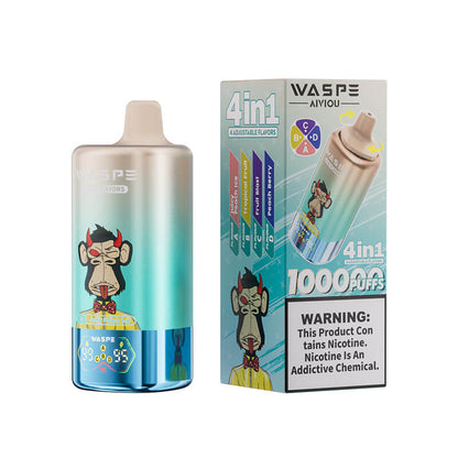 WASPE 100000 Puffs 4in1 Flavors Disposable Vape