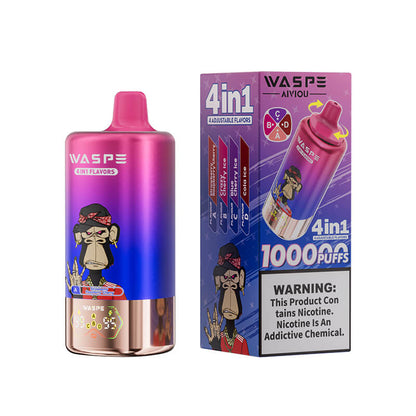 WASPE 100000 Puffs 4in1 Flavors Disposable Vape