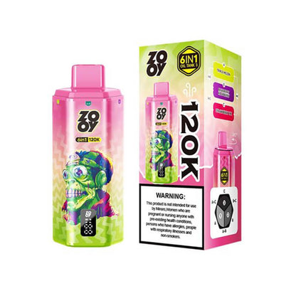Zooy 120000 Puffs 6in1 Disposable Vape
