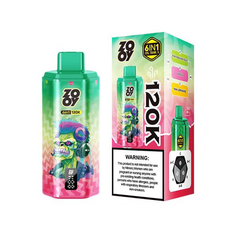 Zooy 120000 Puffs 6in1 Disposable Vape