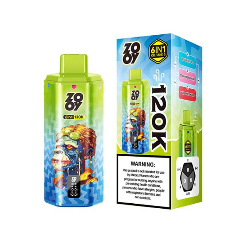 Zooy 120000 Puffs 6in1 Disposable Vape