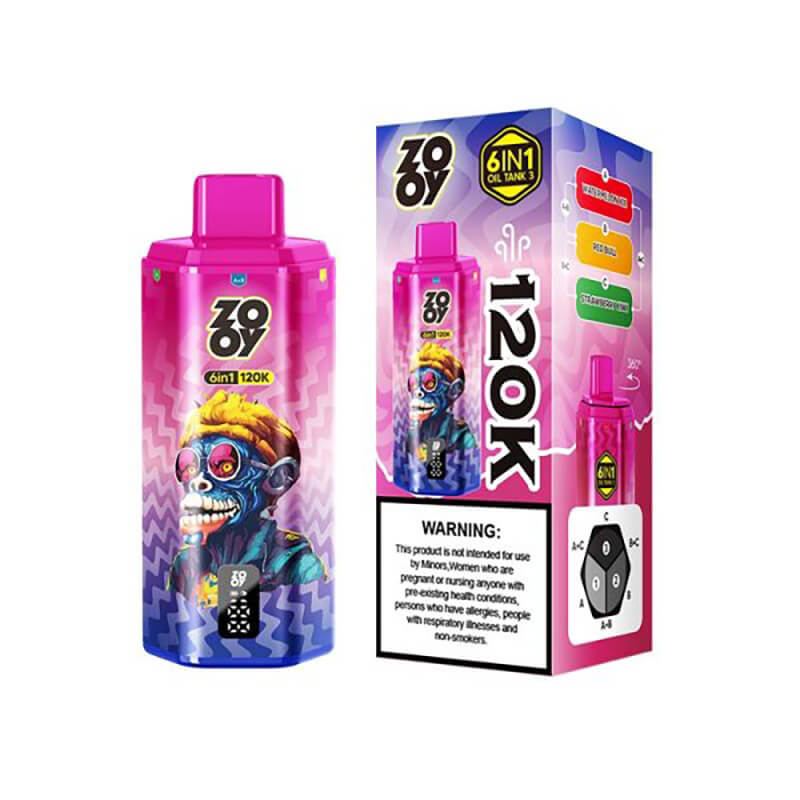 Zooy 120000 Puffs 6in1 Disposable Vape