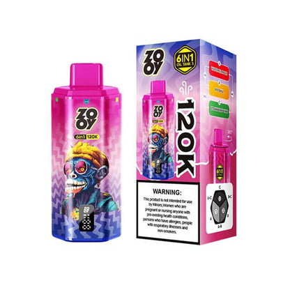 Zooy 120000 Puffs 6in1 Disposable Vape