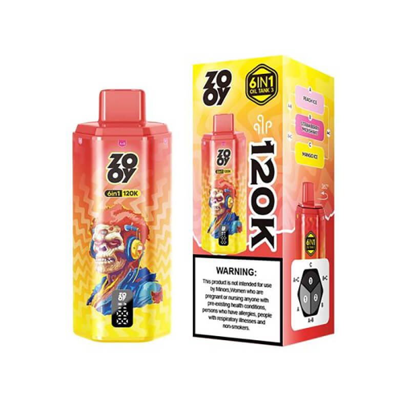 Zooy 120000 Puffs 6in1 Disposable Vape