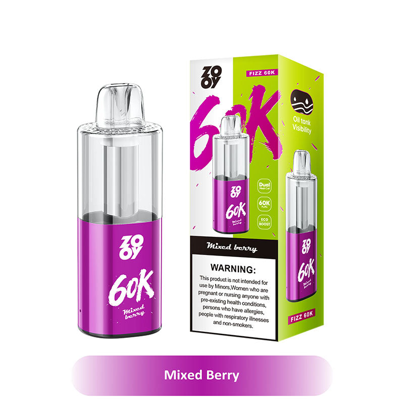 Zooy Fizz 60000 Puffs Disposable Vape