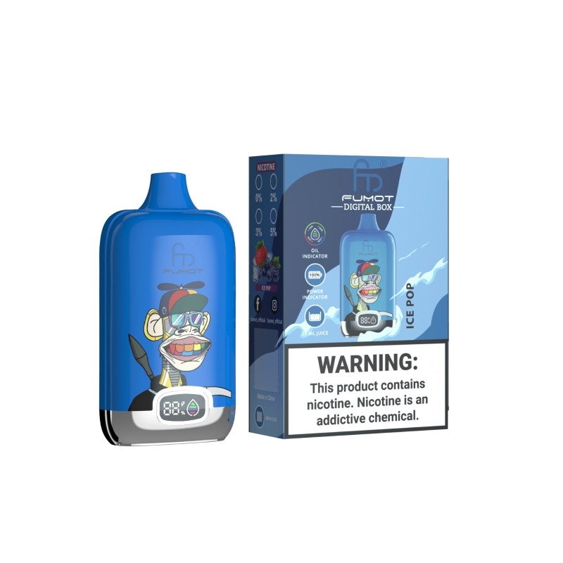 Fumot Digital Box 12000 Puffs Disposable Vape