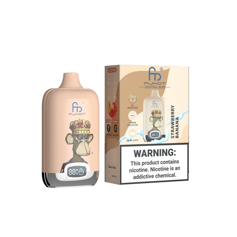 Fumot Digital Box 12000 Puffs Disposable Vape