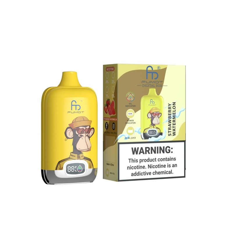 Fumot Digital Box 12000 Puffs Disposable Vape